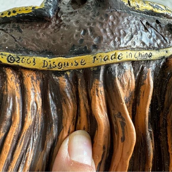 Lord of the Rings Gimli Dwarf Mask — Disguise ©2003 — Adult Latex —Vintage LOTR - Picture 4 of 4